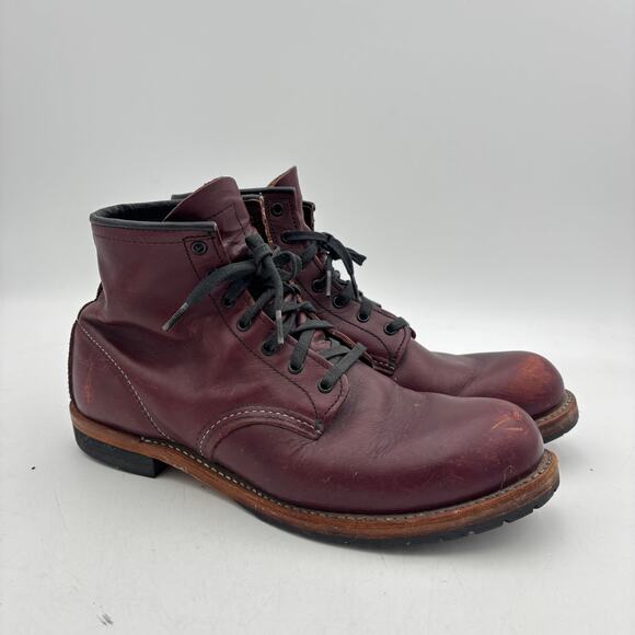 Red Wing 9011 Beckman Heritage Boots Men\'s 10 D Black Cherry Workwear USA main image 10